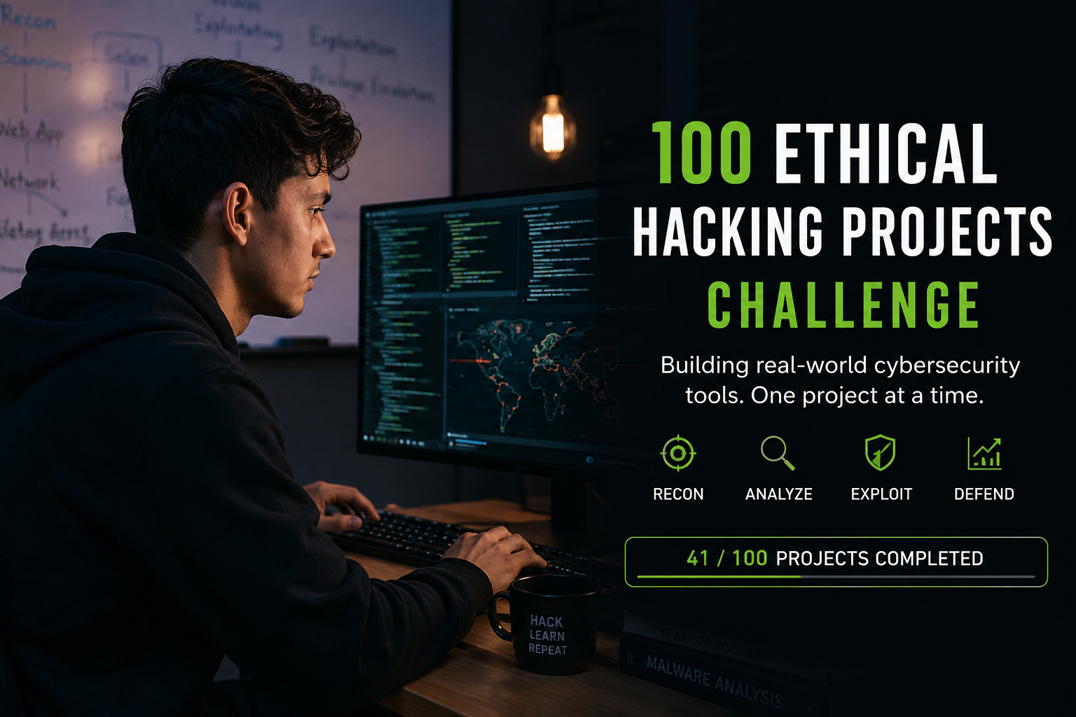 100 Ethical Hacking Projects Challenge