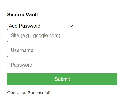 Secure Password Manager